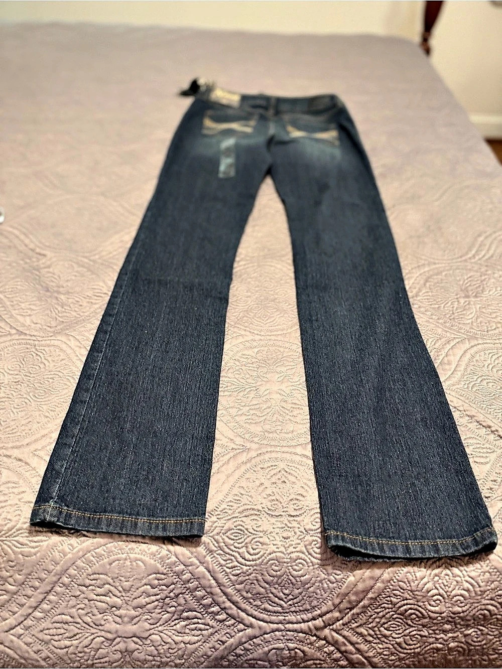 ana Wide Leg Jeans in Blue Size 4P NWT